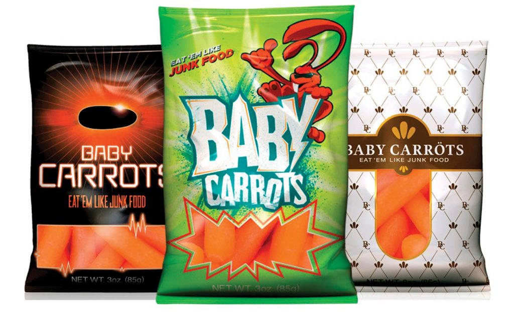 rebrand eficiente de baby carrots